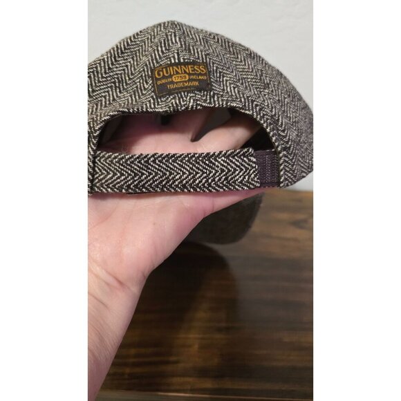 Guinness Ireland Herringbone Tweed Adjustable Baseball Cap With Embroidered Logo - Picture 10 of 10